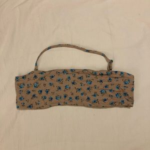 Frankie’s Bikinis Bandeau top with removable strap